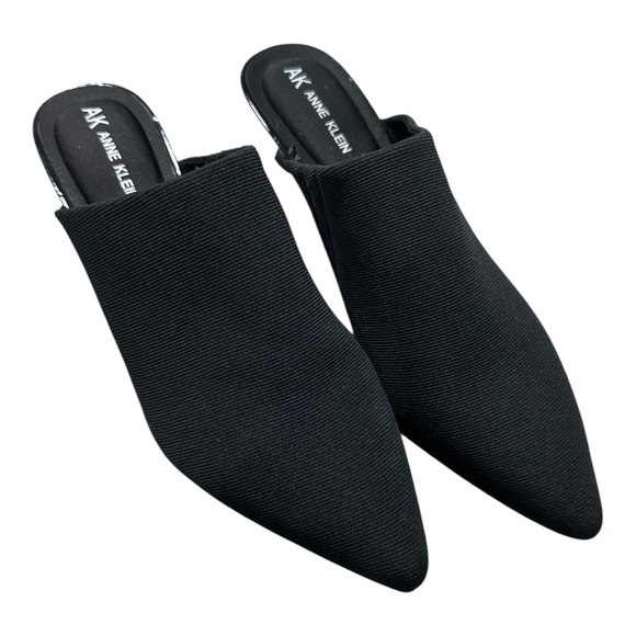 Anne Klein Women's iflex Mules with Kitten Heel in Black 8.5 - Picture 1 of 12
